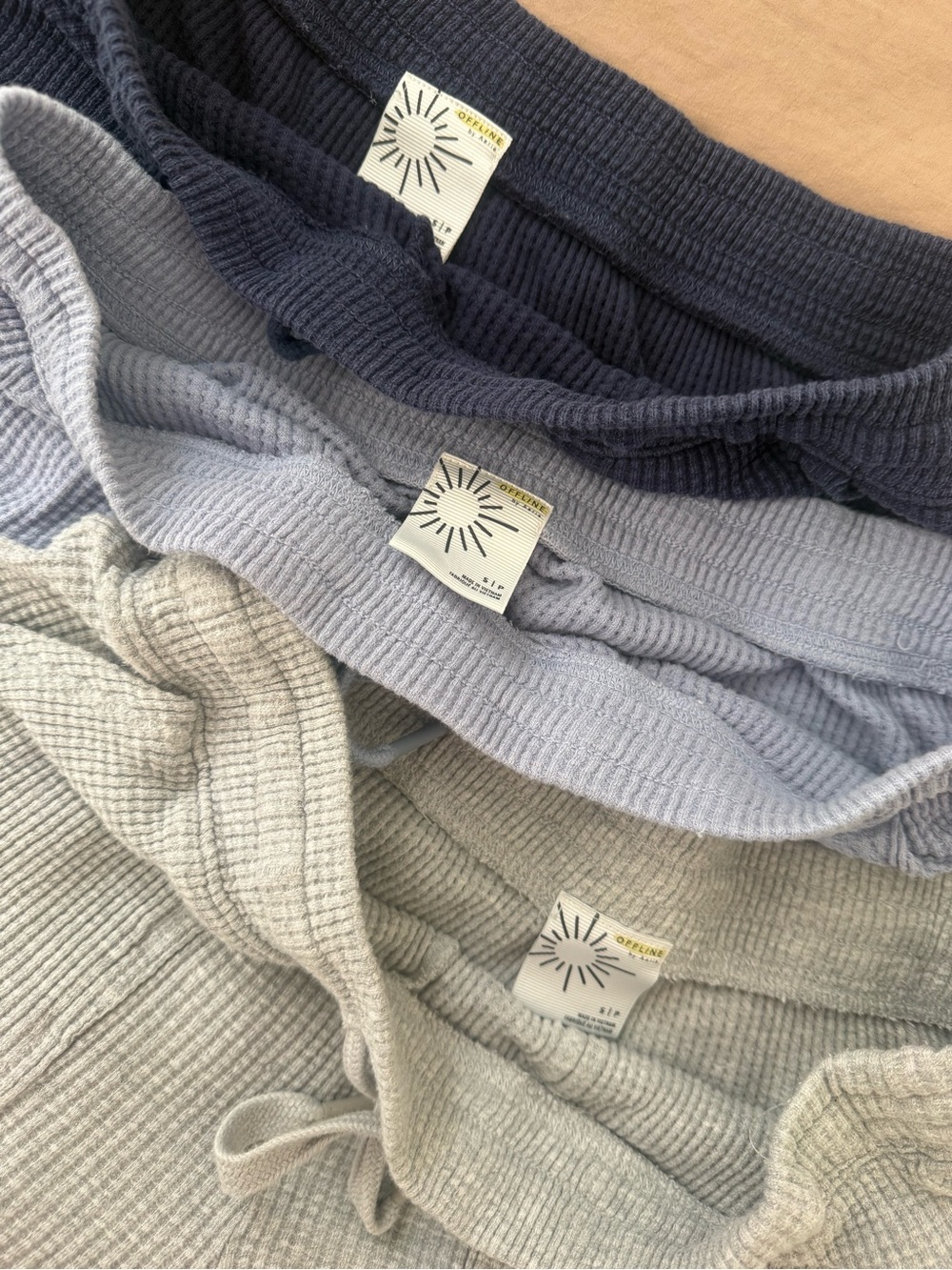 OFFLINE By Aerie Wow! Waffle High Waisted Shorts - Picture 3 of 3